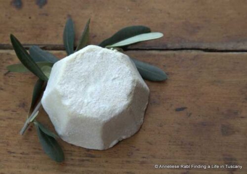 Handmade soap with olive oil