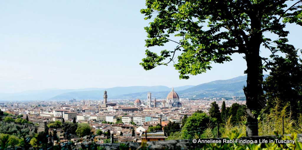 Sight over Florence from viale Galileo. 